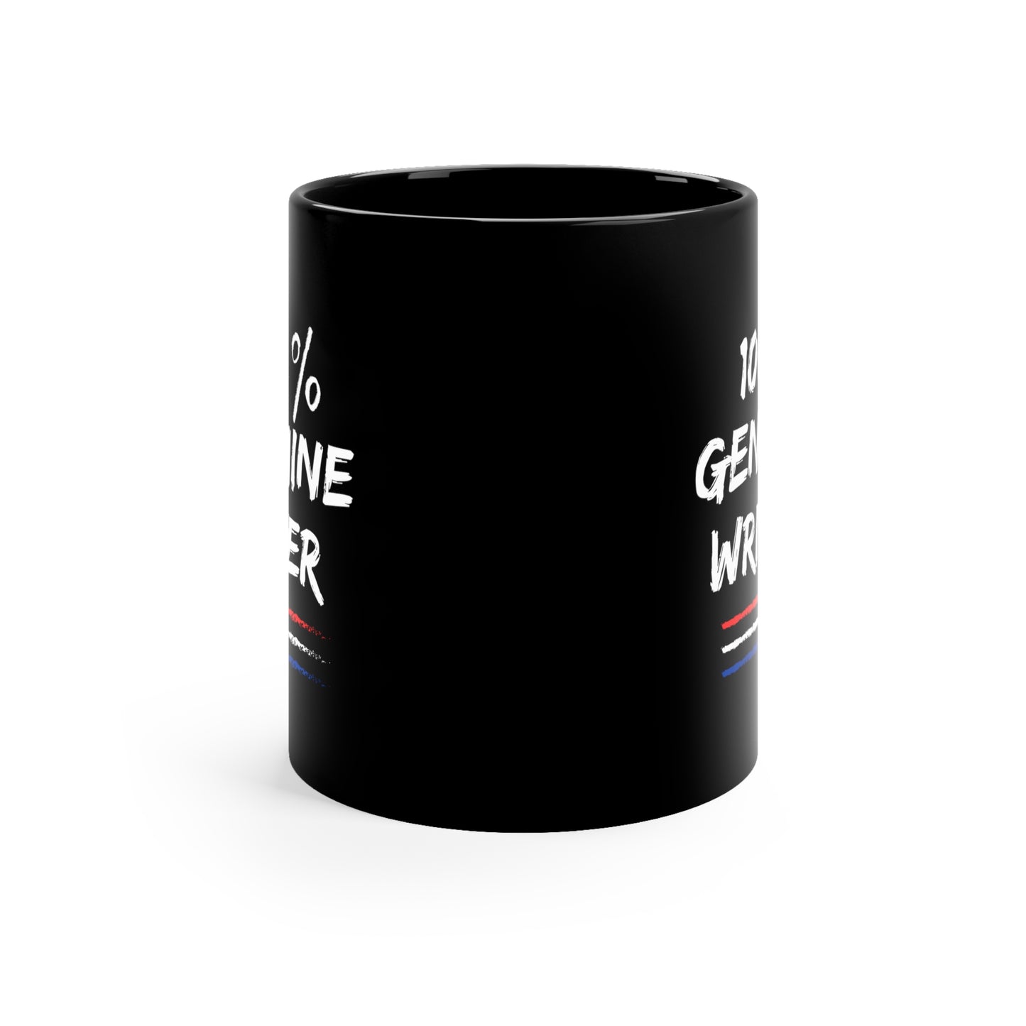 100% Genuine Writer 11oz Black Mug