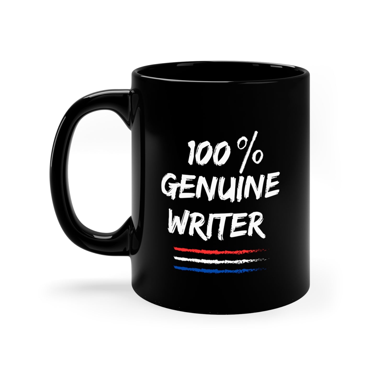 100% Genuine Writer 11oz Black Mug